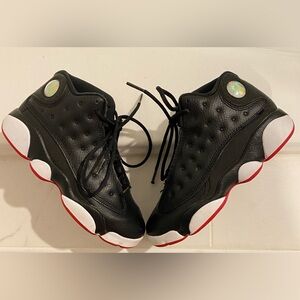 Kids Air Jordan 13 Retro Bred Sneakers